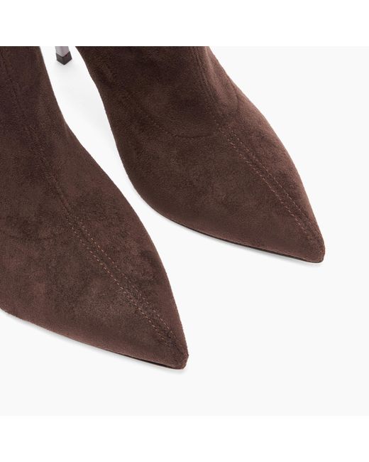 Casadei Brown Blade Stretch Ankle Boot