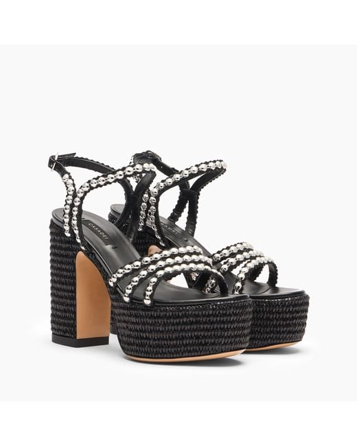 Casadei Black Isa Studsway