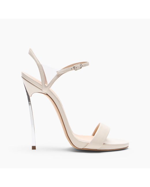 Casadei White Blade Minorca V-celebriety Sandal