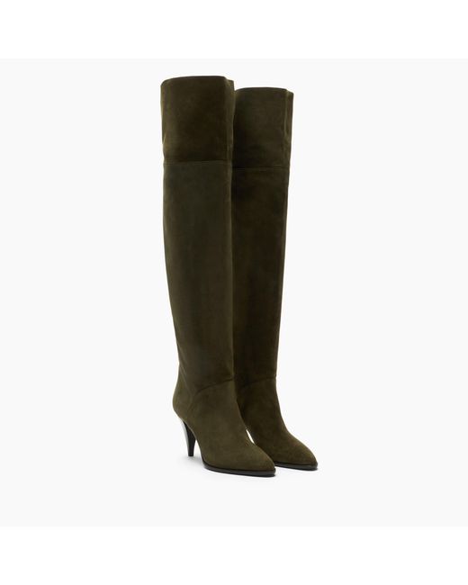 Casadei Green Venus Nomad Over The Knee
