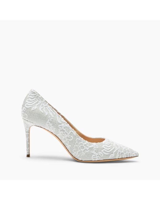 Casadei White Julia Rigel Pump