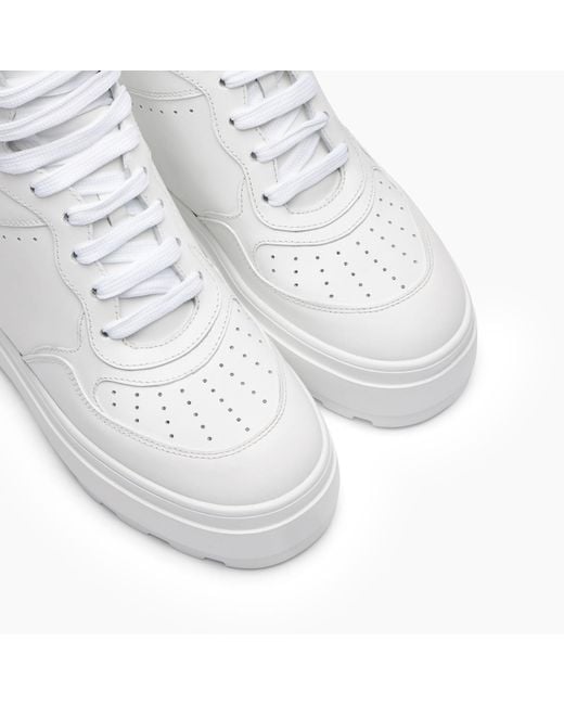 Casadei Gray High Top Sneaker