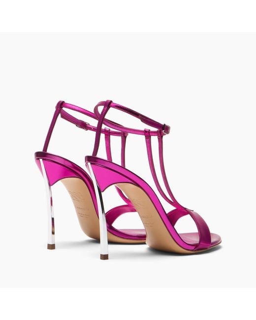 Casadei Pink Blade Interstellar Victory Sandal