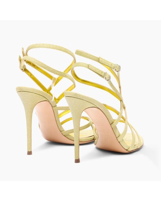 Casadei Metallic Julia Cage Solar Eclipse Sandal
