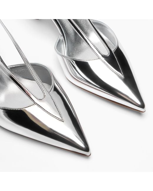 Casadei Metallic K-blade Interstellar Victory Slingback