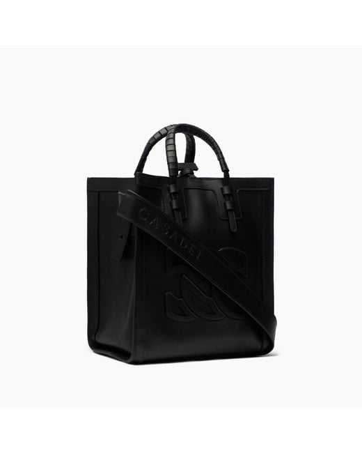 Casadei Black Ale Leather Bag