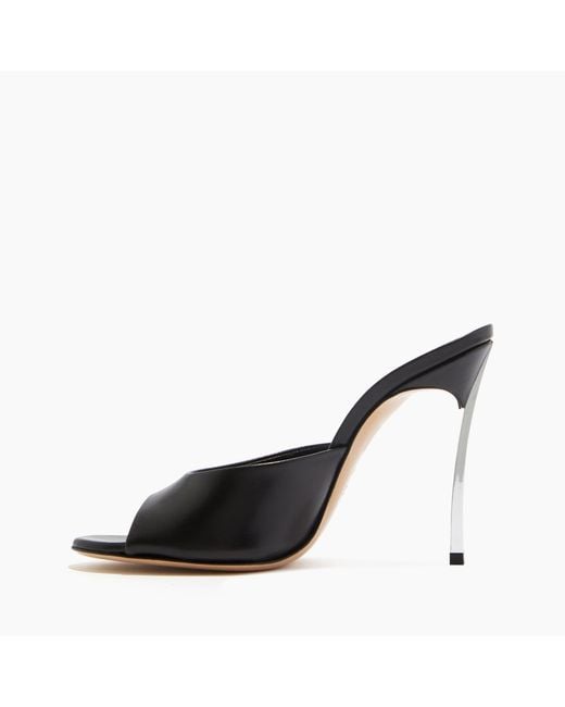 Casadei Black Blade Minorca Mules