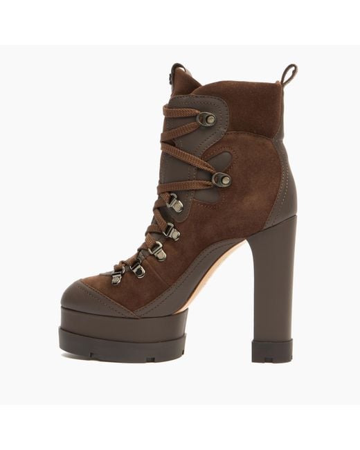 Nancy Ankle Boot di Casadei in Brown