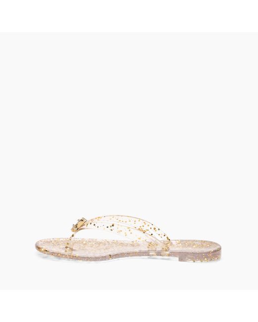 Casadei Natural Jelly Thong Sandal