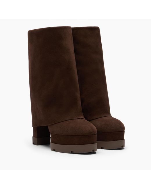 Casadei Brown Nancy Ankle Boot