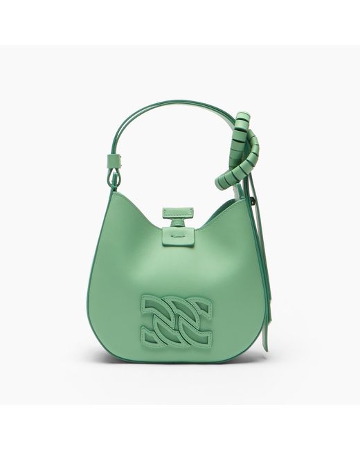 Casadei Green Mini Vandome Bag