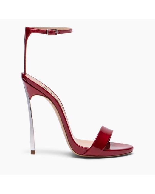 Casadei Red Blade Samurai Marta Sandal