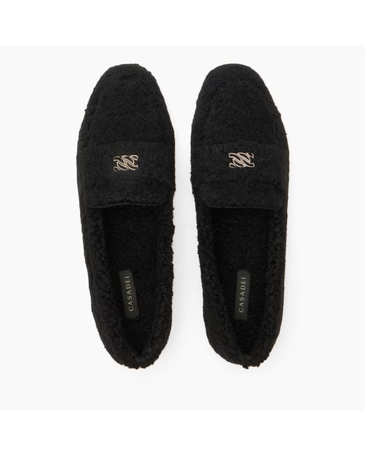 Casadei Black Grays Peak Loafer