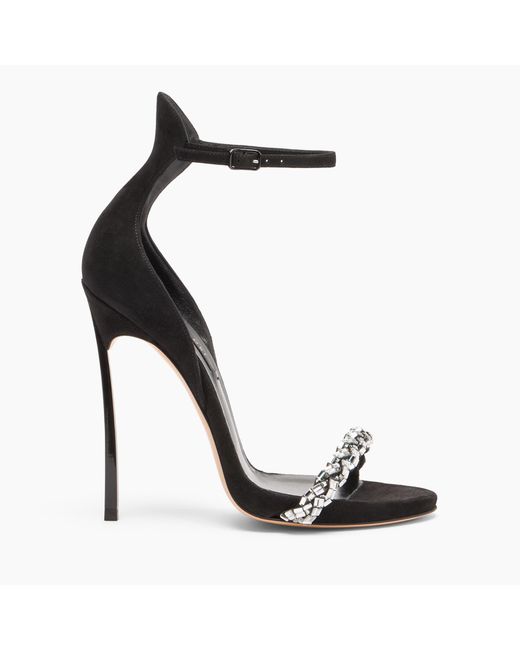 Casadei Black Starsway Cappa Blade Sandals