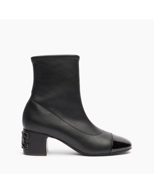 Nuova Mun Ankle Boot di Casadei in Black