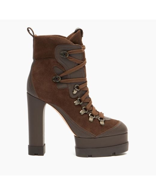 Nancy Ankle Boot di Casadei in Brown