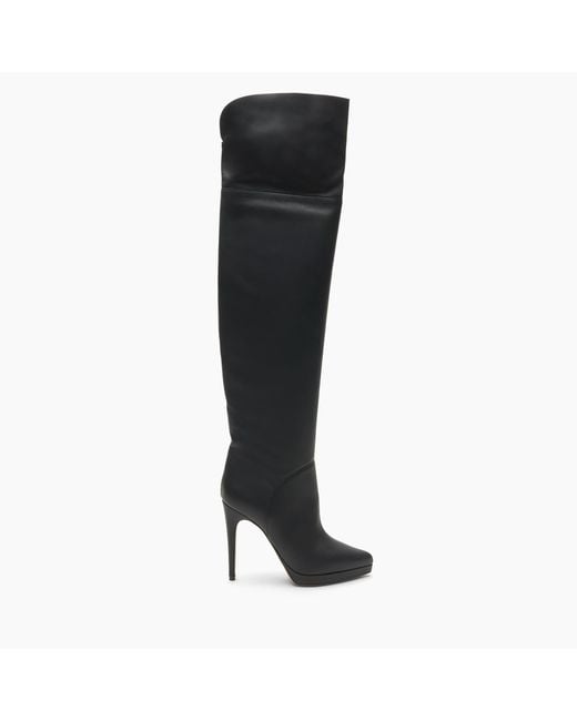 Casadei Black Micheele Over The Knee