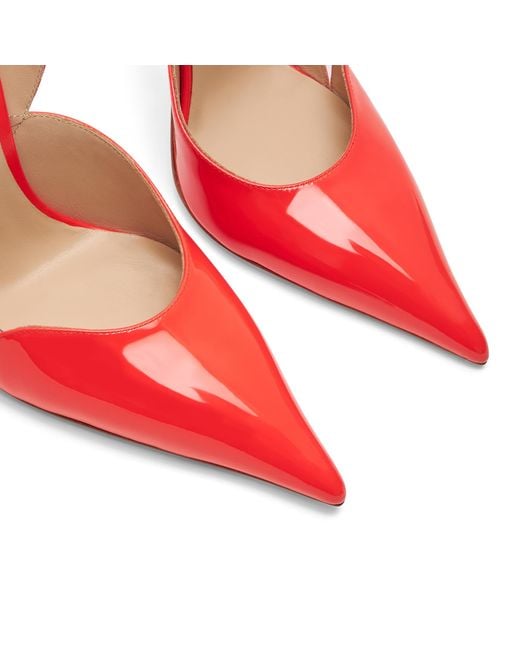 Casadei Red Scarlet Slingback Patent Leather