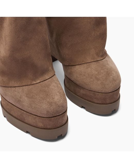 Casadei Brown Nancy Ankle Boot