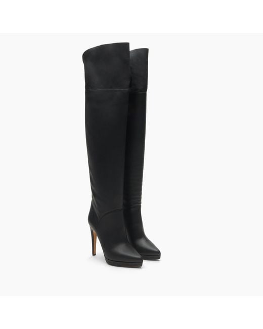 Casadei Black Micheele Over The Knee