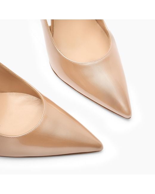 Casadei Natural Julia Samurai Double Belts Slingback