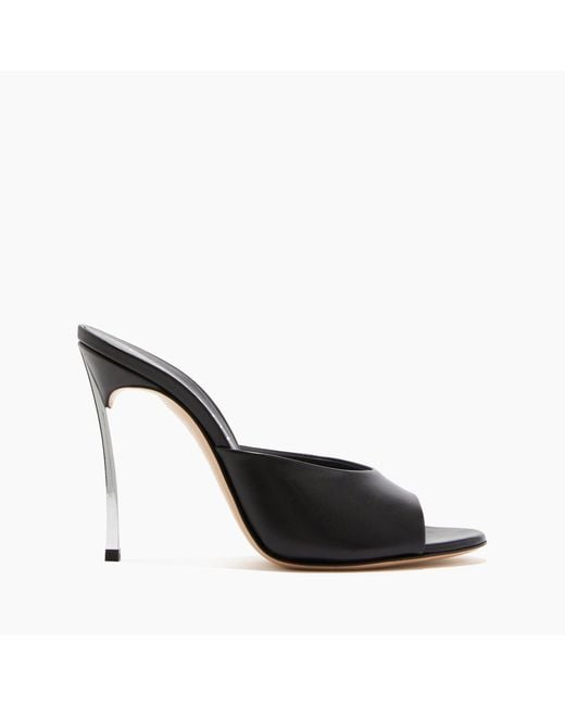 Casadei Black Blade Minorca Mules