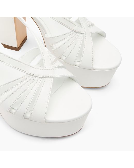 Casadei White Elsa Platform