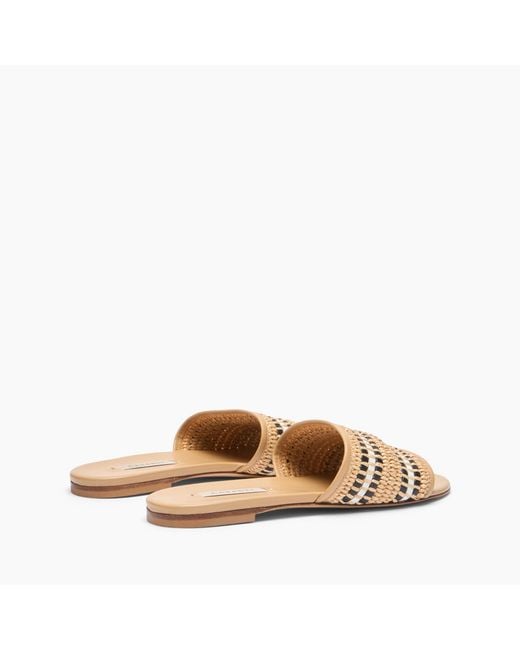 Casadei Natural Amalfi Slide Sandal