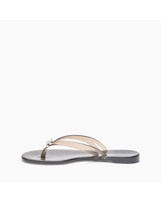 Jelly Flip Flops di Casadei in White
