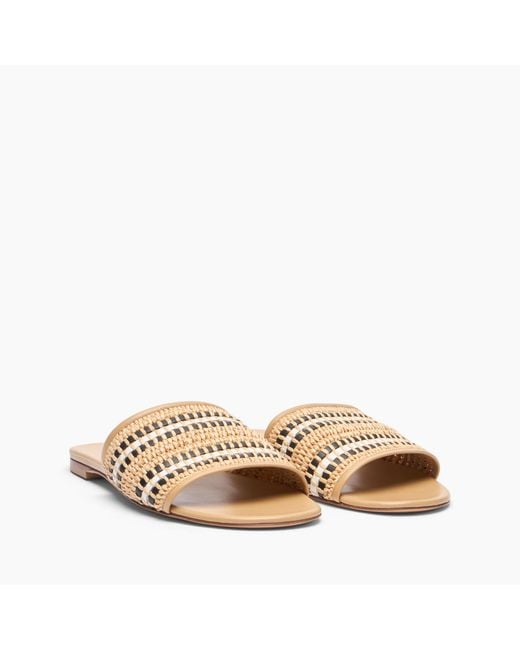 Casadei Natural Amalfi Slide Sandal