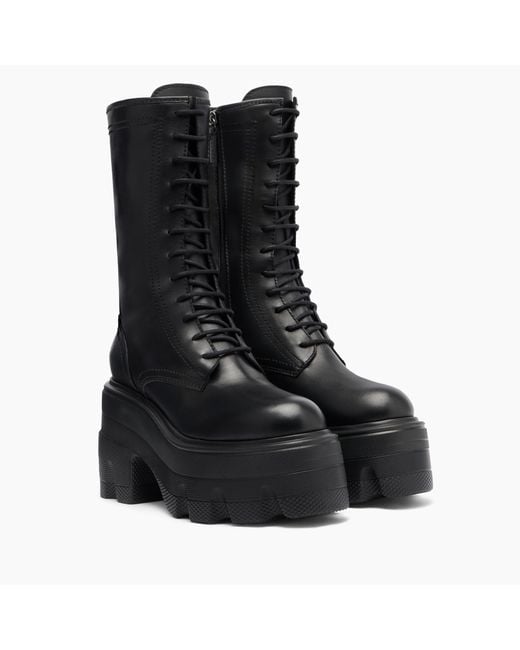 Casadei Black Maxxxi Aus Leder