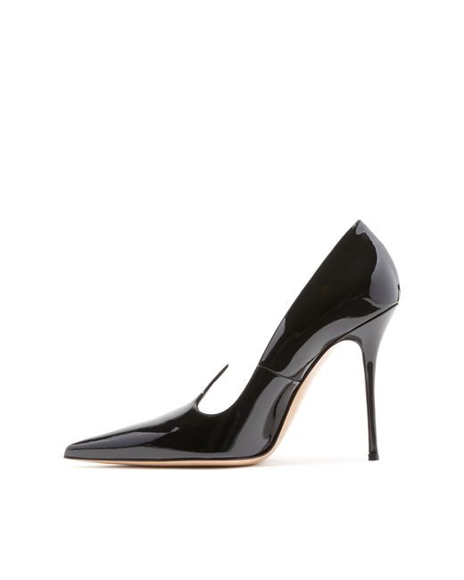 Casadei Scarlet Divina Patent Leather in Black | Lyst