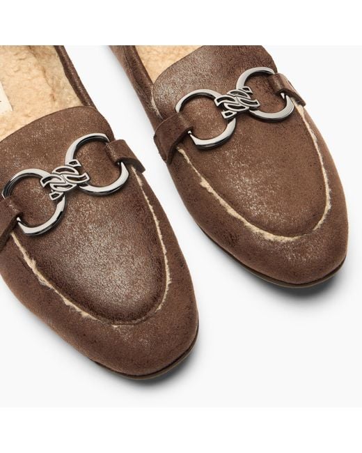 Casadei Brown Bufaland Loafer