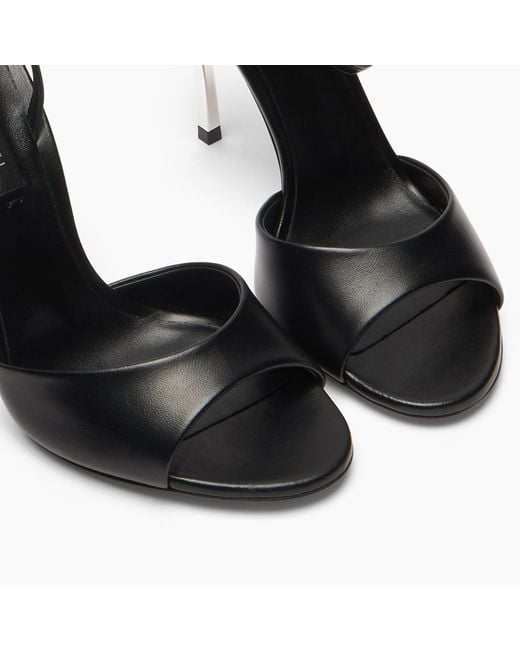 Casadei Black Blade Minorca Sandale