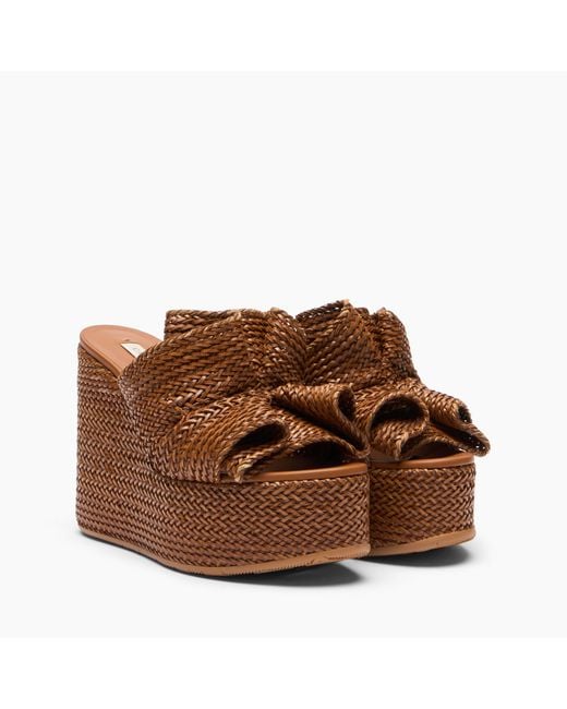 Casadei Brown Hanoi Wedge