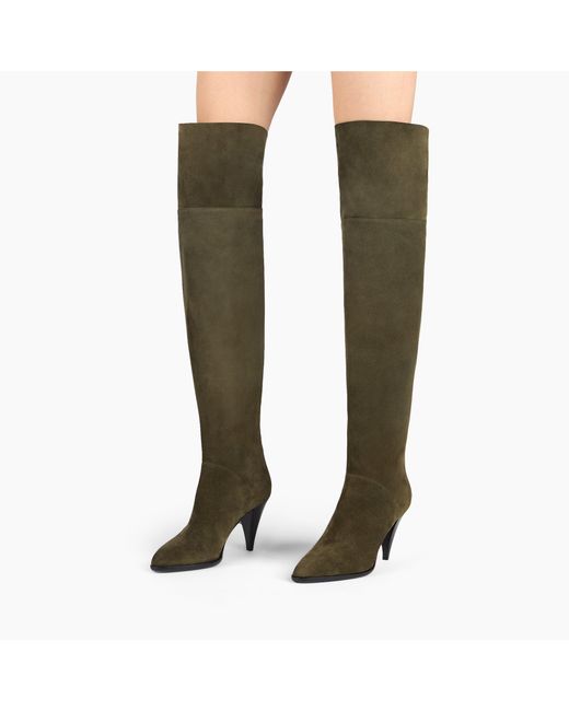 Casadei Green Venus Nomad Over The Knee