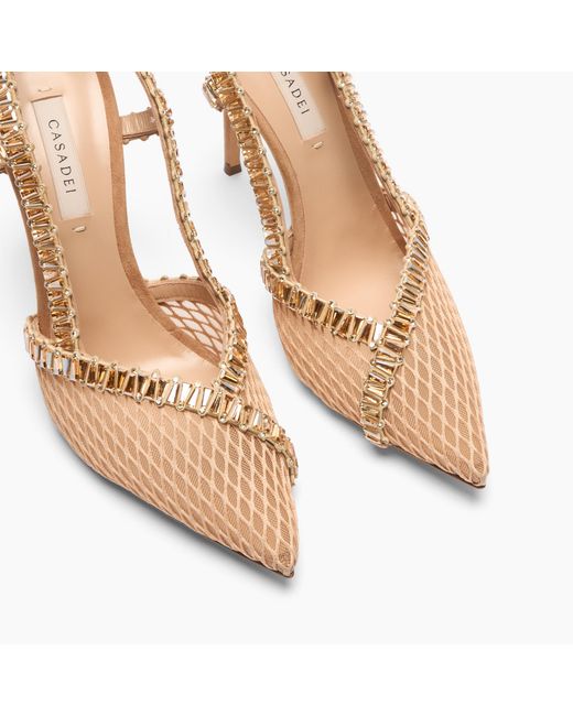 Casadei Natural Julia Heaven Slingback