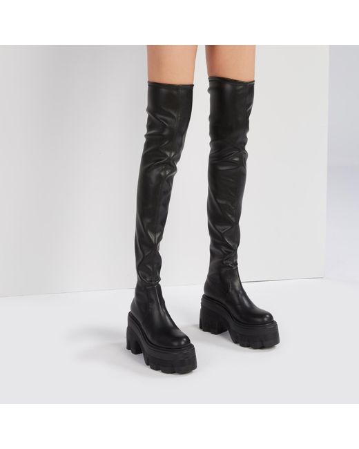 Casadei Black Maxxxi Over The Knee