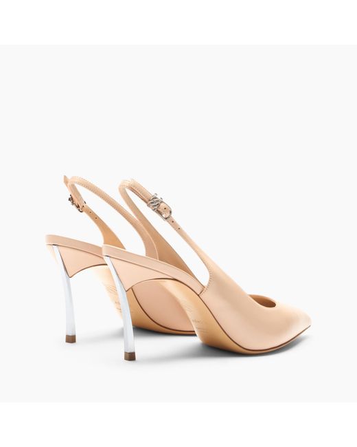 Casadei Pink Blade Minorca Slingback