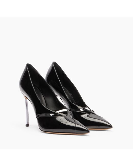 Casadei Black Samurai Blade Pumps