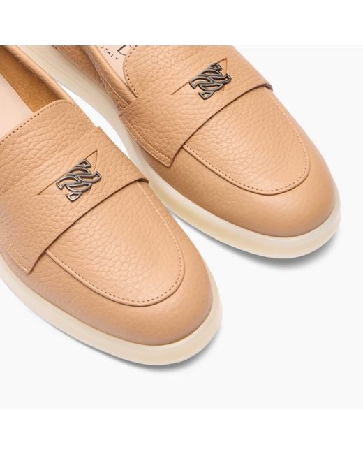 Casadei Natural Passage Loafer With C-chain