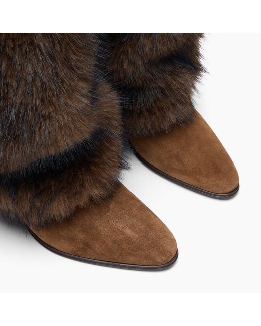 Casadei Brown Beat Sub Zero Boot