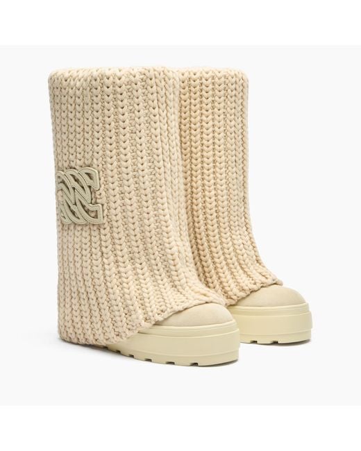 Casadei Natural Double Face High Boot