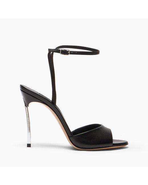 Casadei Black Blade Minorca Sandale