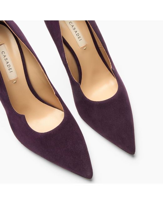 Casadei Purple Julia Cats Pump