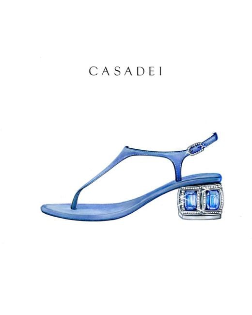 Casadei Blue Belle Epoque Sandal