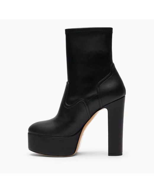 Casadei Black Patty Ankle Boot