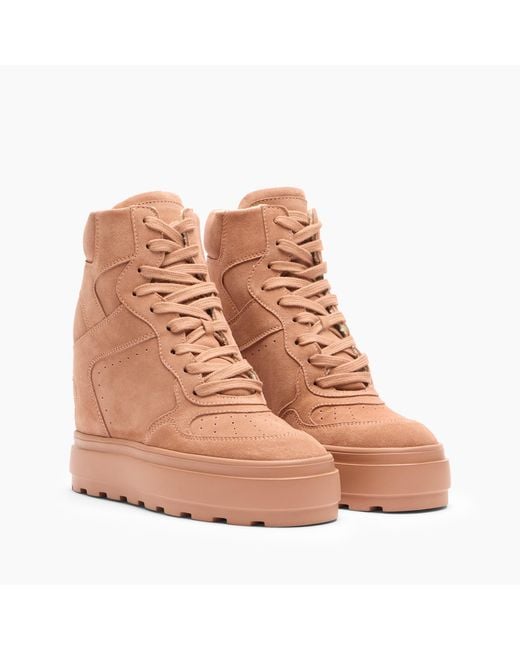 Casadei Brown High Top Sneaker