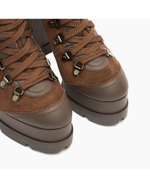 Nancy Ankle Boot di Casadei in Brown
