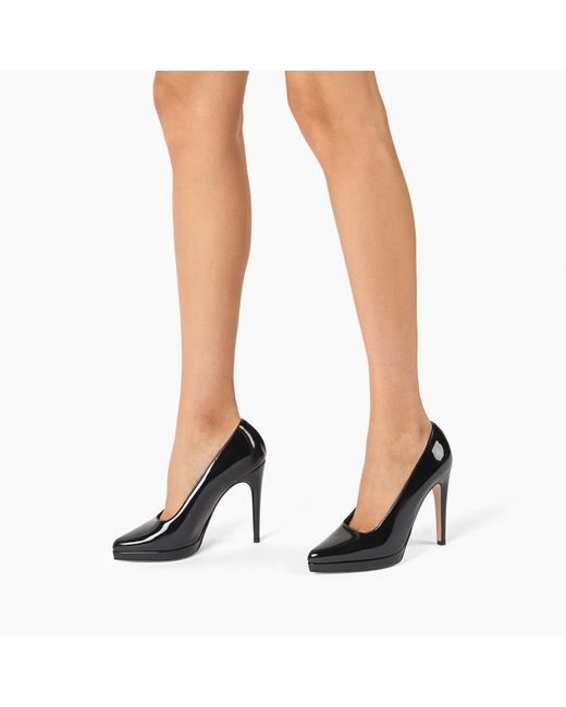 Casadei Black Michelle Platform Pumps